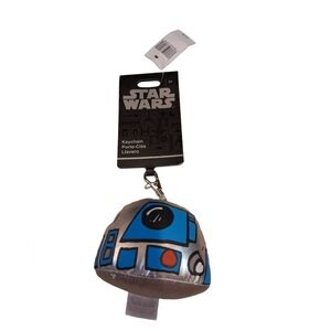 Disney Parks Star Wars R2D2 Plush Keychain Purse Charm NEW